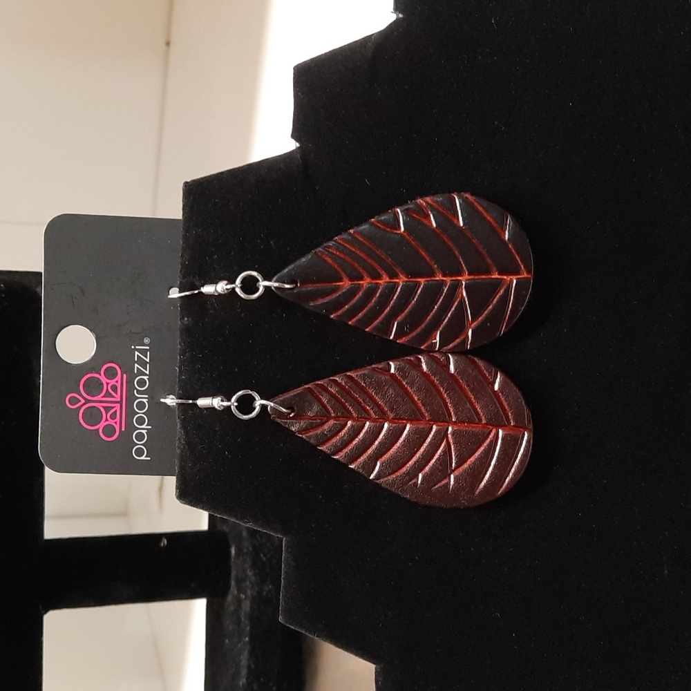 Faux leather earrings. Bundle and save 5 for 30 or 1 for 10